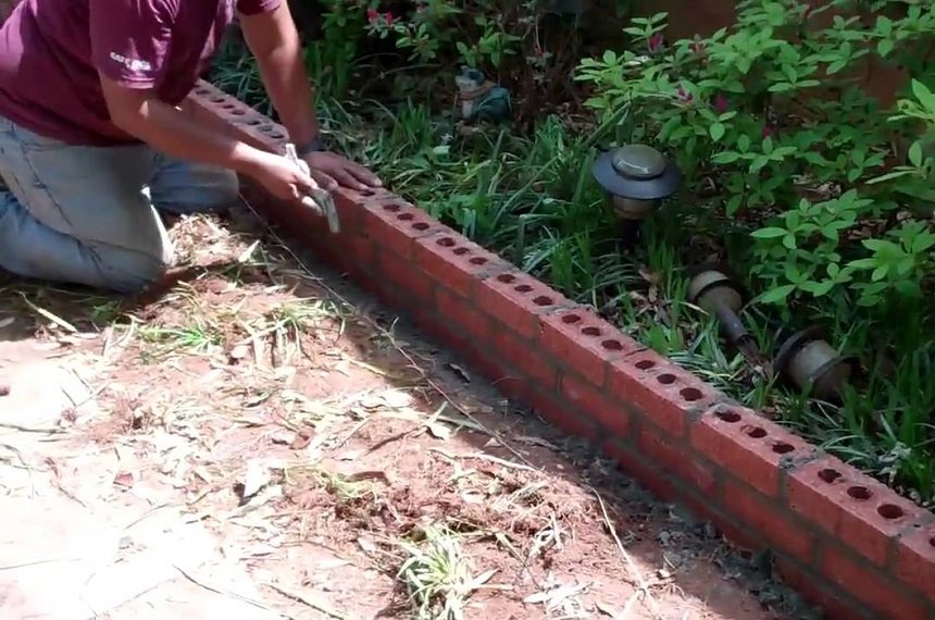 Как сделать бордюр своими руками или бетонное изящество в саду